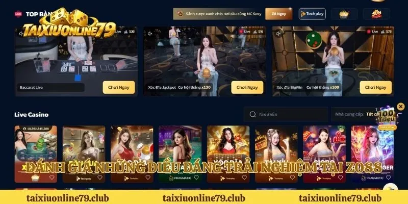 Đánh giá những điều đáng trải nghiệm tại ZO88