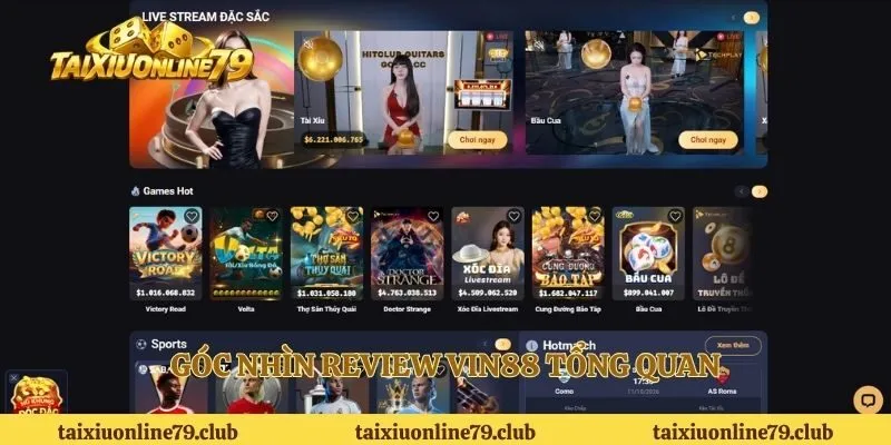 Góc nhìn review VIN88 tổng quan