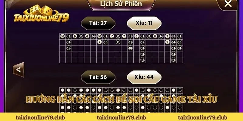 Hướng dẫn các cách để soi cầu game tài xỉu