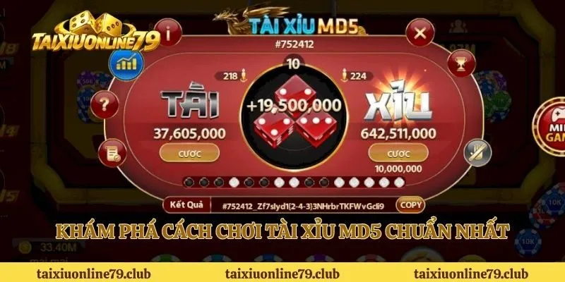 Khám phá cách chơi tài xỉu MD5 chuẩn nhất