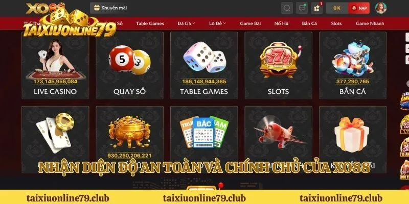 Nhận diện độ an toàn và chính chủ của XO88