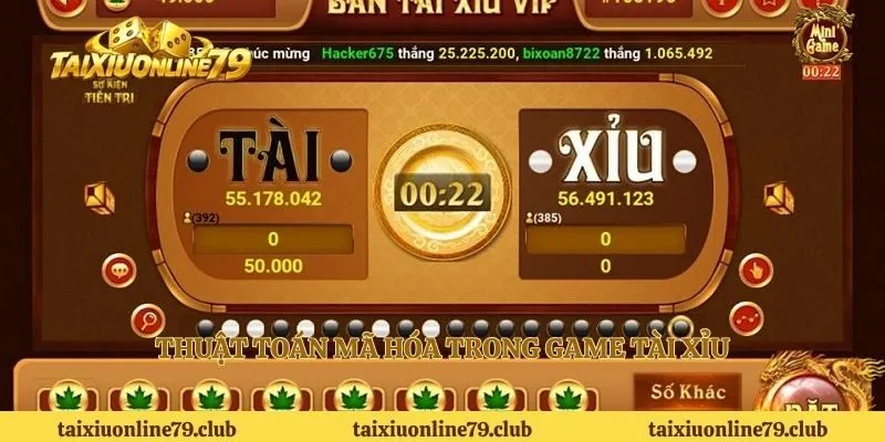 Thuật toán mã hóa trong game tài xỉu