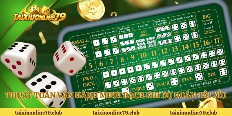 Thuật toán vận hành minh bạch khi dự đoán tài xỉu